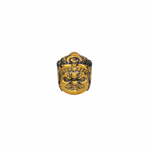 【现货】  足金999 电黑金 吊坠黄财神5D工艺 转运珠DIY手串项链【金重约1.08g】  【一物一广州省检标签】 商品图3