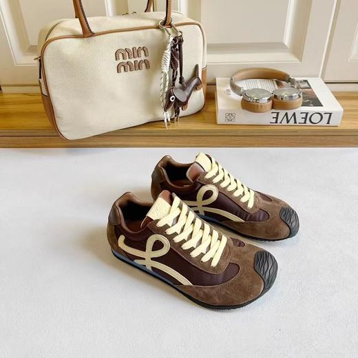 「牛皮版！2025春夏新款」真皮复古阿甘鞋 女轻便运动休闲时尚好搭德训鞋 商品图0