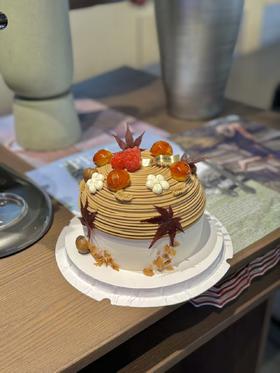 【招牌低糖低脂】福“栗”·奶油蛋糕