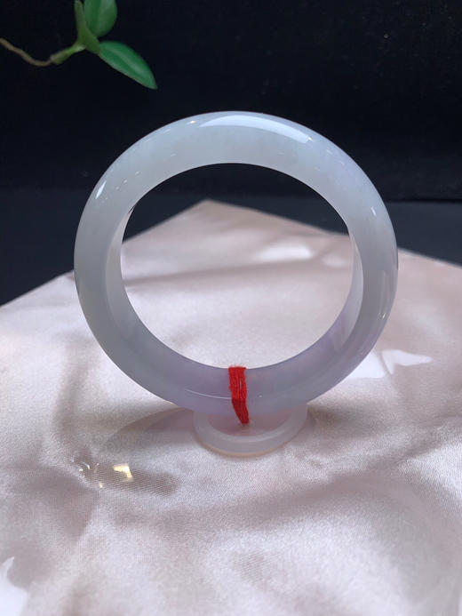 612453，52.7冰紫正圈手镯，粉紫清新淡雅，质地均匀细腻，一抹妖紫仙气十足 商品图2