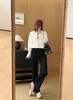 春新品蕾丝连帽勾花棉T 商品缩略图3