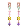 【彩色宝石耳环】S925银天然水晶彩色宝石轻奢耳饰品JE19287 商品缩略图4