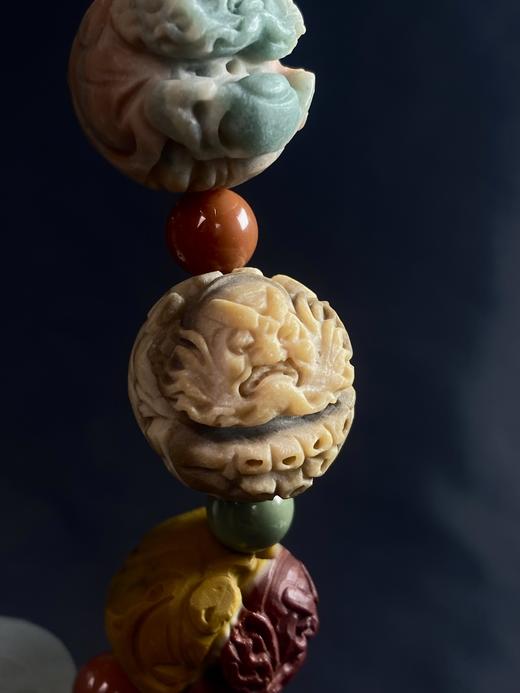 阿拉善玛瑙十八罗汉手串 商品图5