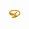 【现货】  足金999 5D工艺 戒指交叉缠绕设计款【金重约1.34g圈口17.2mm】  【一物一广州省检标签】 商品缩略图4