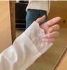 春新品蕾丝连帽勾花棉T 商品缩略图4
