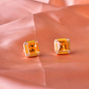 【黄水晶耳环】S925银黄水晶彩色宝石轻奢耳饰品JE25003 商品缩略图1