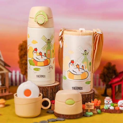 【春上新】10楼 膳魔师  膳魔师316L不锈钢儿童保温杯吸管直饮三盖小学生大容量水杯吊牌价495元 活动价420元 商品图1