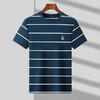 条纹棉T恤男时尚宽松圆领t恤上衣男装夏季新款短袖T恤    PSL-6196* 商品缩略图2