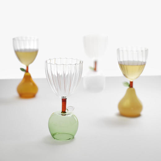 ICHENDORF 花果系列意大利进口手工可爱立体花型耐热玻璃水杯 商品图2