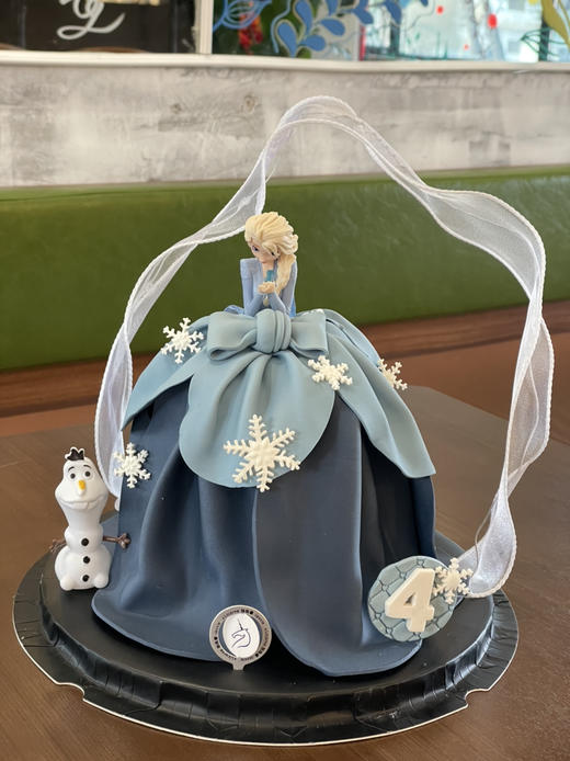 冰雪奇缘艾莎公主蛋糕 商品图0