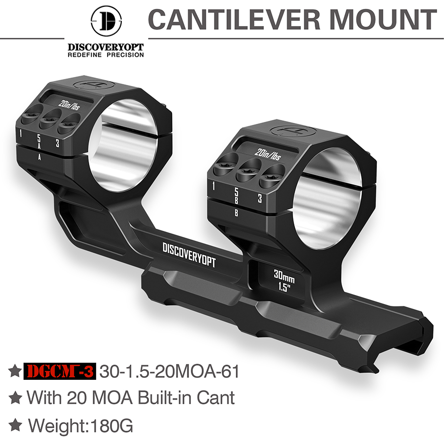 发现者新款三钉20MOA前延一体高精度夹具-30管1.5英寸高度