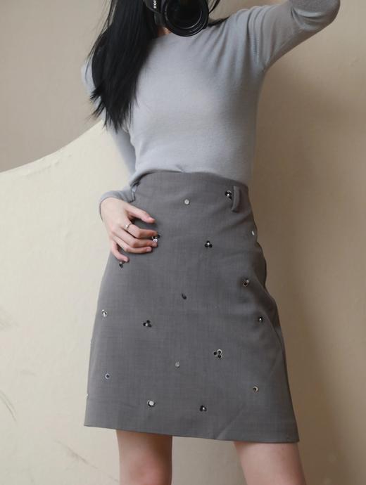 LPIUTY品牌直发⚠️手缝钉珠亮片轻奢半身裙 C12TJ-99944 商品图4