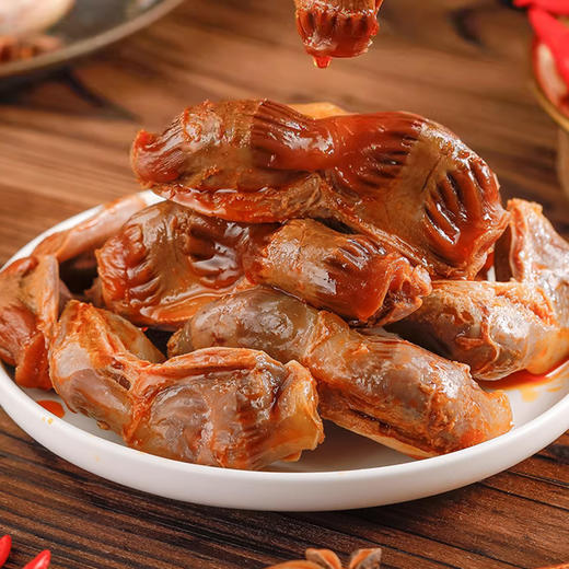 【超划算100袋❗纯整个大鸡胗】甄选新鲜鸡胗，传统工艺鲜卤层层入味，肉香醇厚，即食鸡肫独立包装卤味小吃休闲熟食网红食品QQ 商品图1
