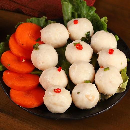 【新鲜手打❗️潮汕深海鱼丸】甄选品质原料，鲜活现做，口感鲜香Q弹细腻，手工关东煮，麻辣烫火锅食材，海鱼丸子冷冻花枝丸鱼蛋L 商品图2