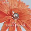 【现货】18K金黑珍珠吊坠经典钻石背镶潮流款【尺寸9.2mm】  【一物一证书】 商品缩略图0