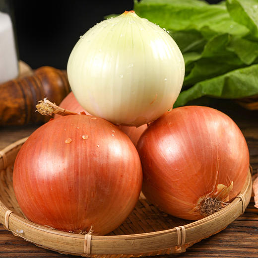【黄皮洋葱】 5斤装 清脆微辣炒菜烹饪凉拌沙地洋葱 商品图0