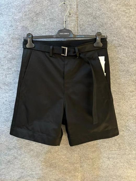 中性款立挺牛仔布料西装短裤 商品图0