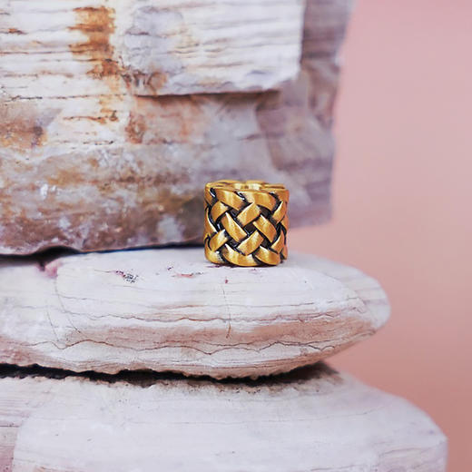 【现货】  足金999 电黑金 吊坠几何方形5D工艺 转运珠DIY手串项链【金重约1.17g】  【一物一广州省检标签】 商品图1