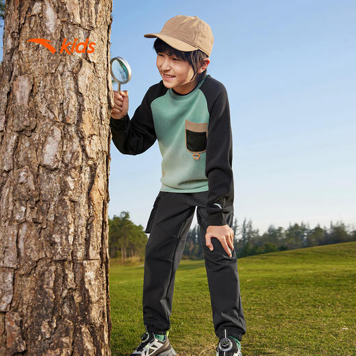 安踏儿童卫衣男大童户外系列针织套头衫352516708 商品图2