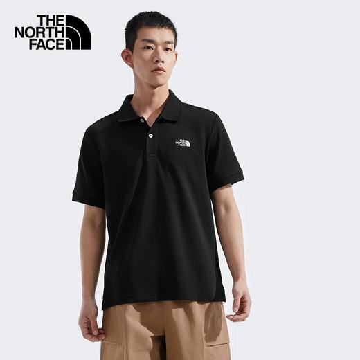 清仓！独家渠道 四色！男女同款！THE NORTH FACE刺绣logo标短䄂翻领POLO衫  脸脸短袖 商品图2