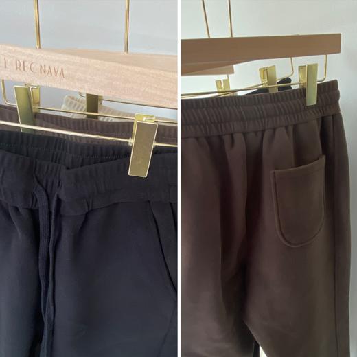 【双面毛呢600g】加厚防风束脚抽绳卫裤 商品图3