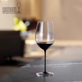 奥地利RIEDEL黑领结勃艮第手工水晶高脚红酒杯香槟杯高颜值礼物