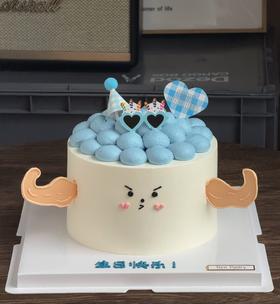 小可爱肌肉男蛋糕D款