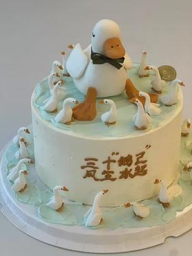 【翻糖款】三十“鹅”已