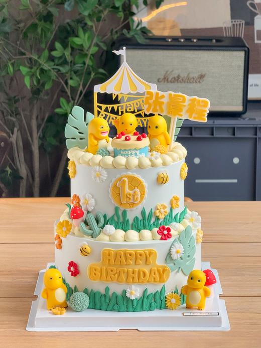 奶龙蛋糕A款 双层 商品图0