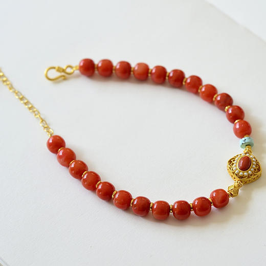 天然南红转运手链6*7  JD 商品图2