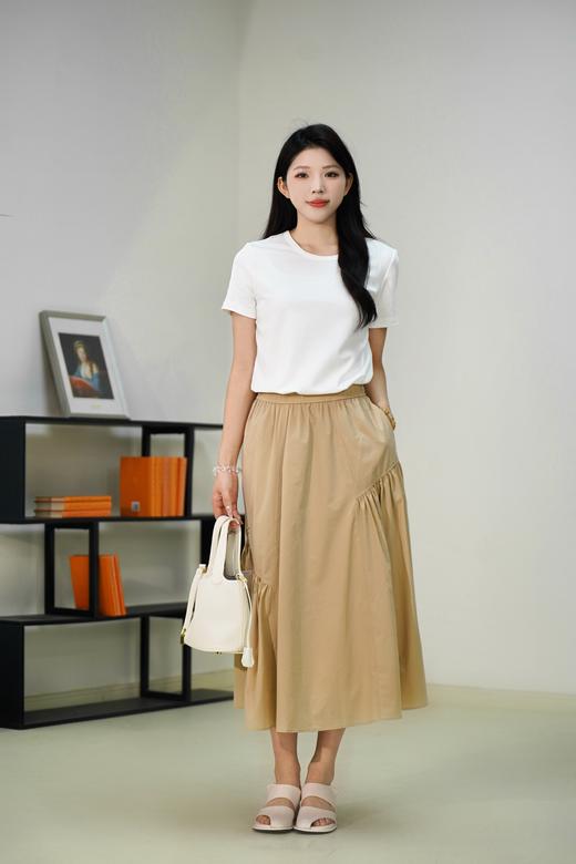 现货 臣禾	【匹马棉T恤】正肩圆领短袖上衣	JZ251050115 商品图4