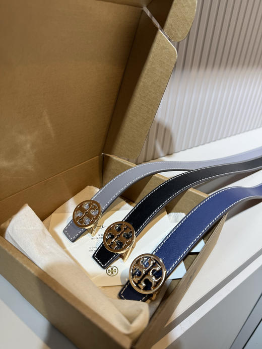 原价199特价捡漏贸易单𝐓*女款双面皮腰带 商品图0