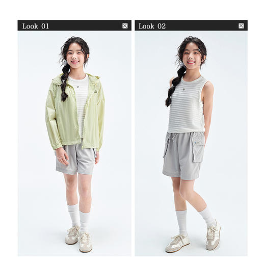 笛莎Deesha青少年女童裤子2025夏季女童梭织短裤 商品图3