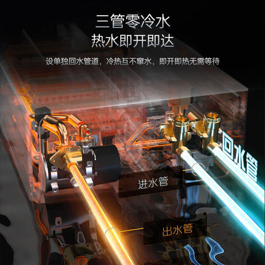 卡萨帝（Casarte）16升燃气热水器天然气【CU5】三管零冷水 全隐藏安装 双驱水伺服 静音JSG31-16CU5FRVGU1国补补贴 商品图5