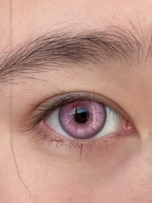 illusionDuck半年抛美瞳 粉绒绒 14.5mm 商品图0