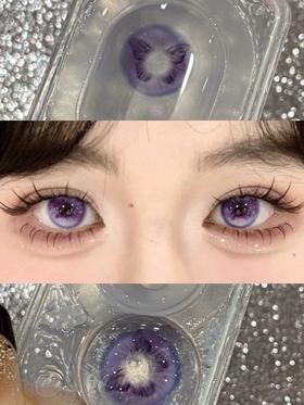 illusionDuck半年抛美瞳 莲迹海蝶 14.5mm