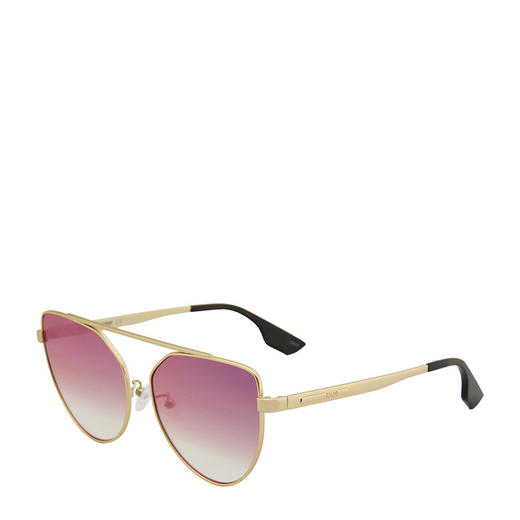 MCQ 拼色女士方形太阳镜 MQ0075S-003 商品图0