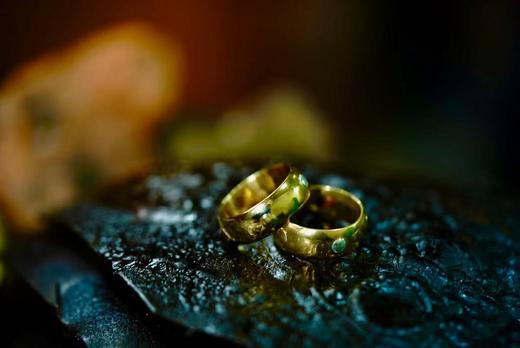 金银铜铁锡镶嵌五行戒指 商品图1