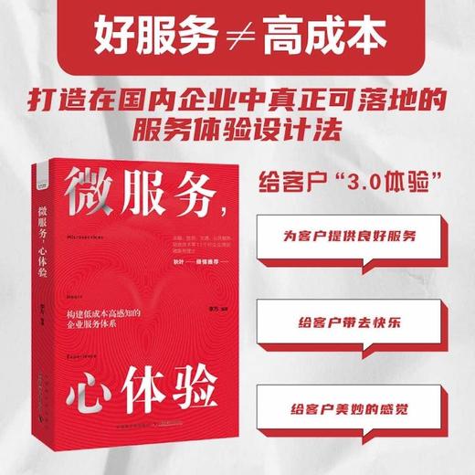 微服务，心体验：打造在国内企业中真正可落地的服务体验设计法 商品图0