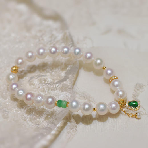 天然淡水珍珠单圈手链 JD 商品图3