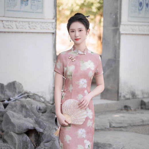 复古气质改良日常送考高考年轻款少女旗袍GSJ9353 商品图0