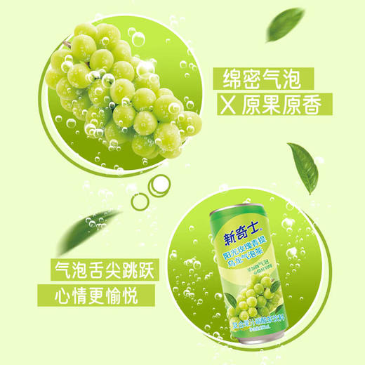 MM 山姆 新奇士阳光玫瑰青提乌龙气泡茶 265ml*24 商品图3