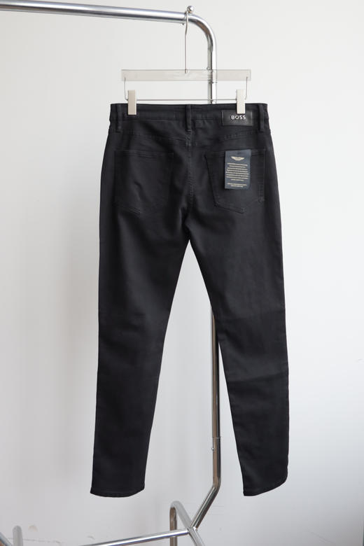 H.B 联名阿斯顿MA丁 黑色牛仔裤 NZK234 商品图5