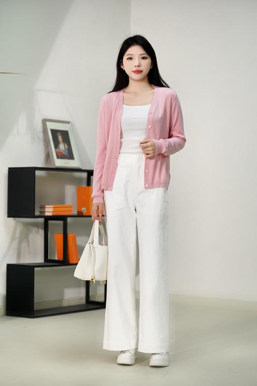 无货 臣禾	【黑科技 白牛阔腿裤】 防透防晒排汗高腰牛仔裤休闲裤JZ251060675 商品图7