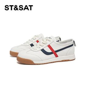 2楼星期六女鞋(新百购）2025年春季平跟舒适通勤复古德训阿甘休闲运动鞋SSD1112067