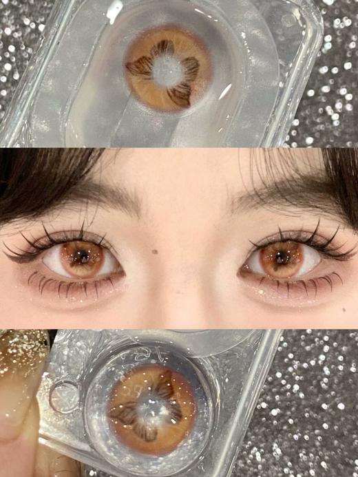 illusionDuck半年抛美瞳 晨迹海蝶 14.5mm 商品图0