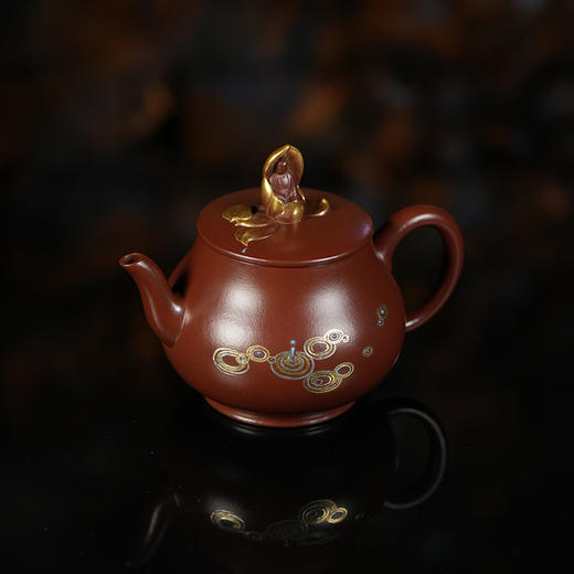 龙德堂陶艺 汤宣武制《观自在》原矿紫袍玉砂  230cc 库存请咨询客服 商品图1