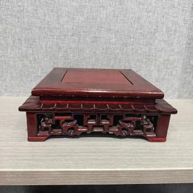 红檀正方形底座15*15*5cm