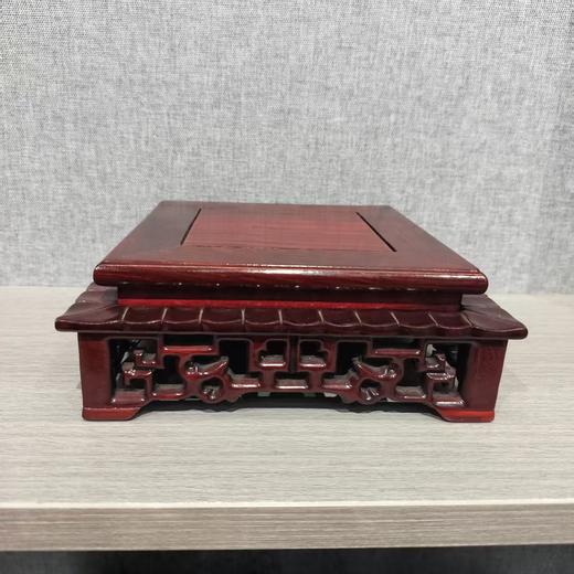 红檀正方形底座15*15*5cm 商品图0