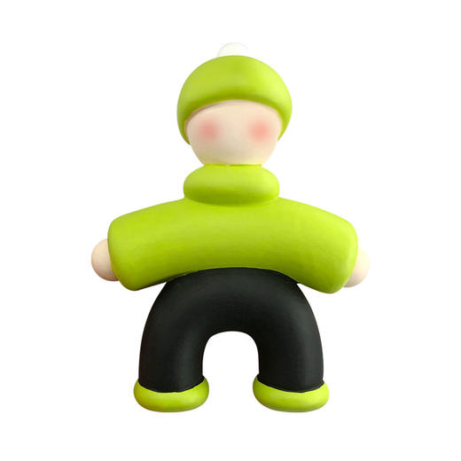 简约小人车载香薰汽车出风口扩香石创意车内装饰用品摆件 商品图4